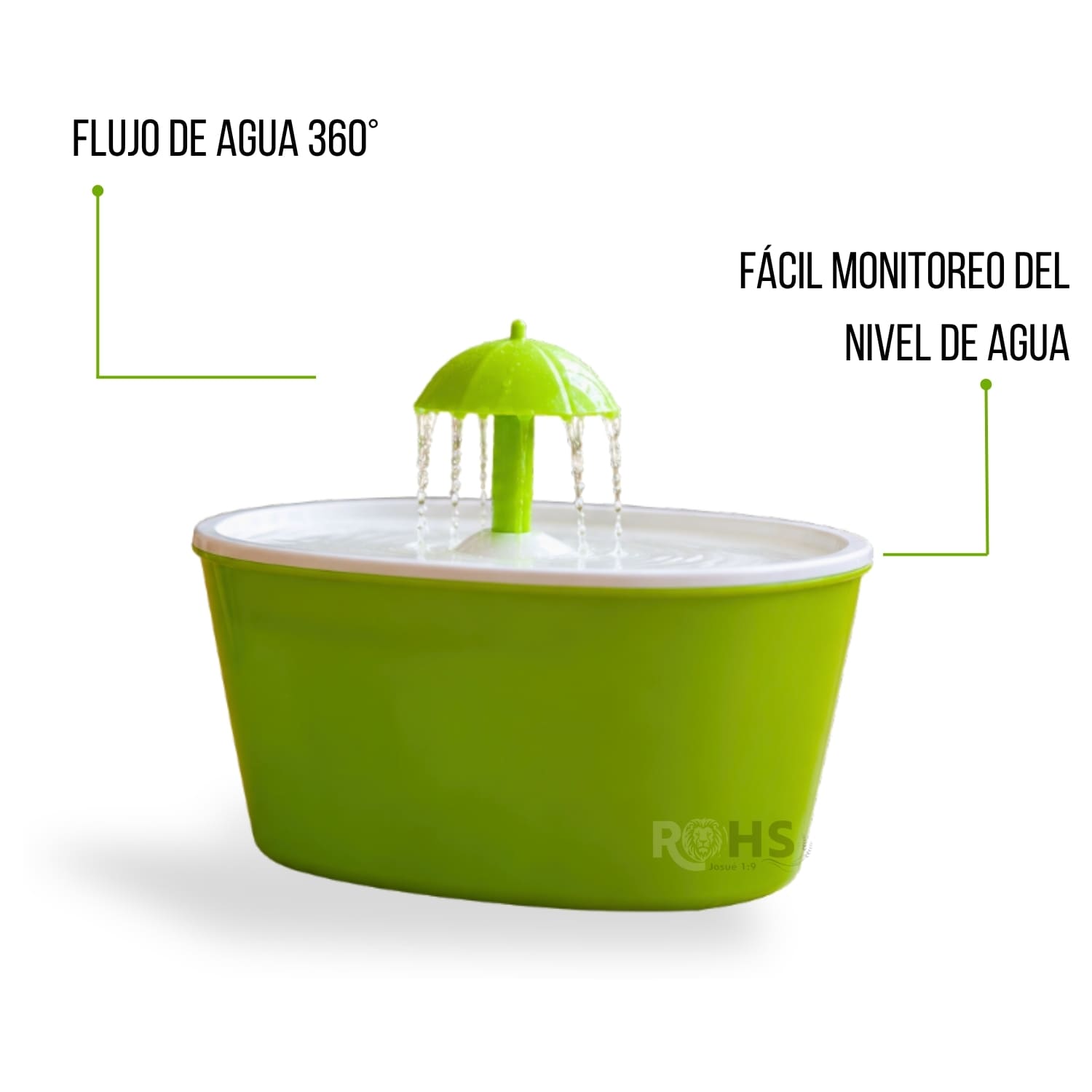 DÚO MASCOTA CON BAÑO ECOLÓGICO PARA PERROS Y BEBEDERO DISPENSADOR DE AGUA - 6