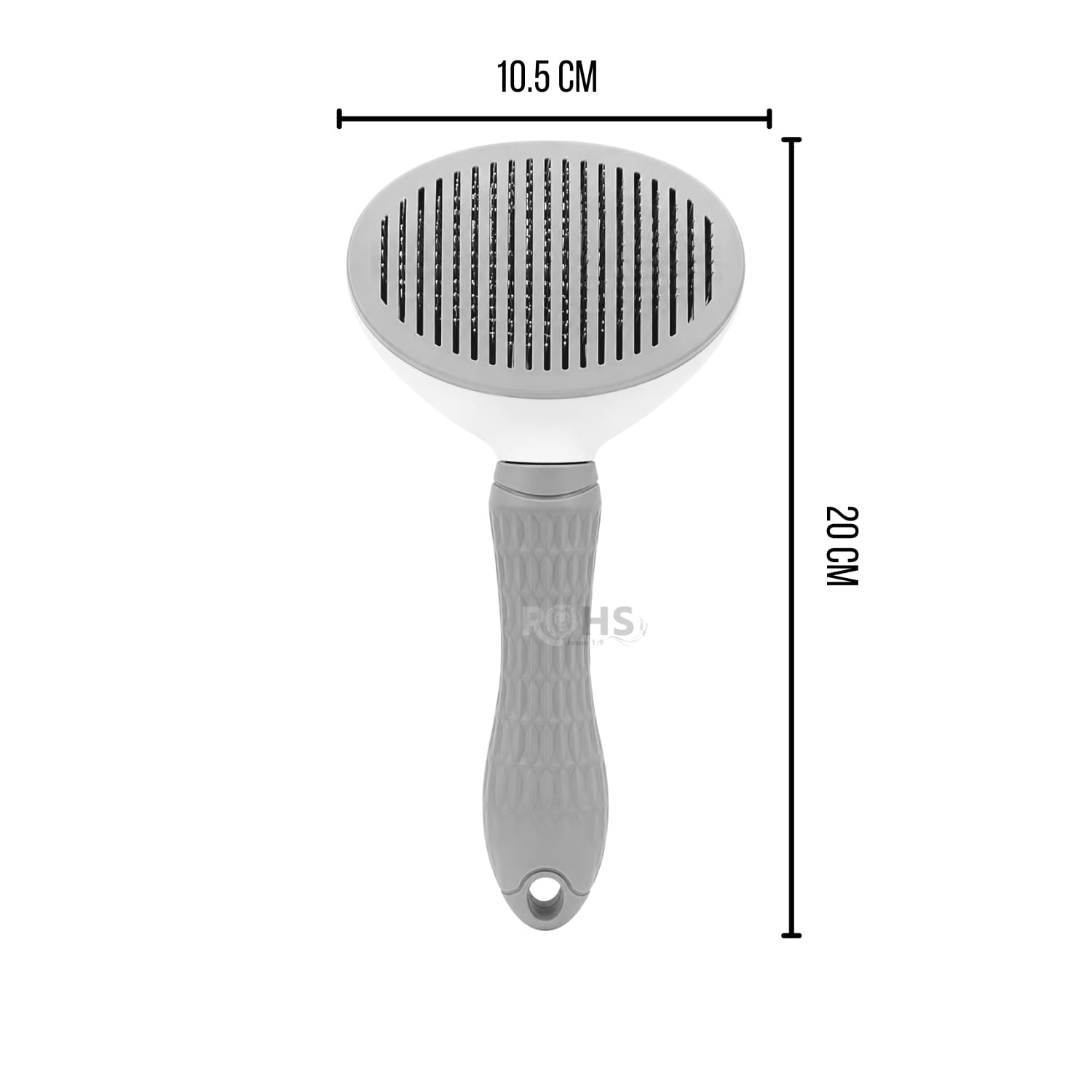 DÚO MASCOTA KIT DE ASEO KEMEI Y CEPILLO QUITA PELUSA GRIS - 4
