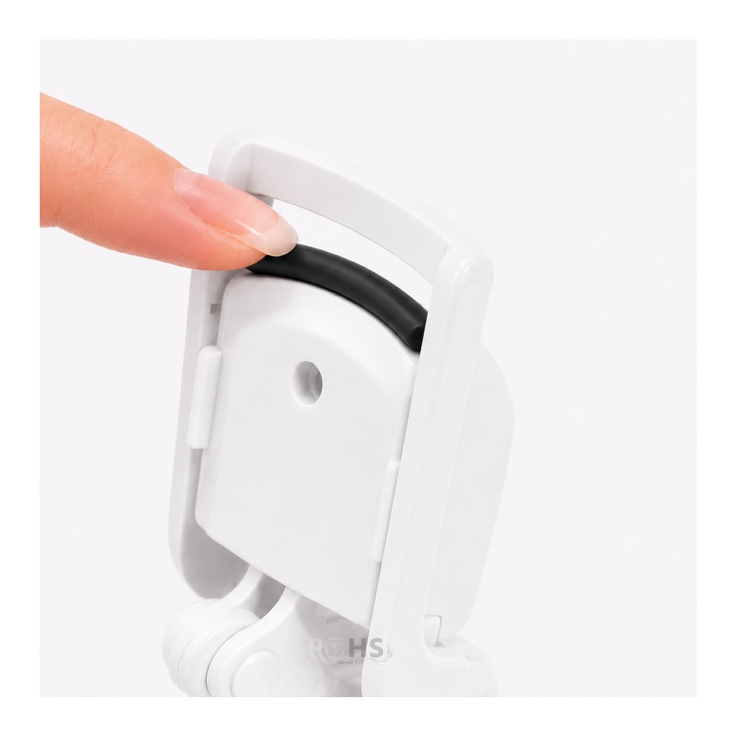 RIZADORA DE PESTAÑAS ELÉCTRICA BLANCA PORTÁTIL DE PLÁSTICO ABS - 6
