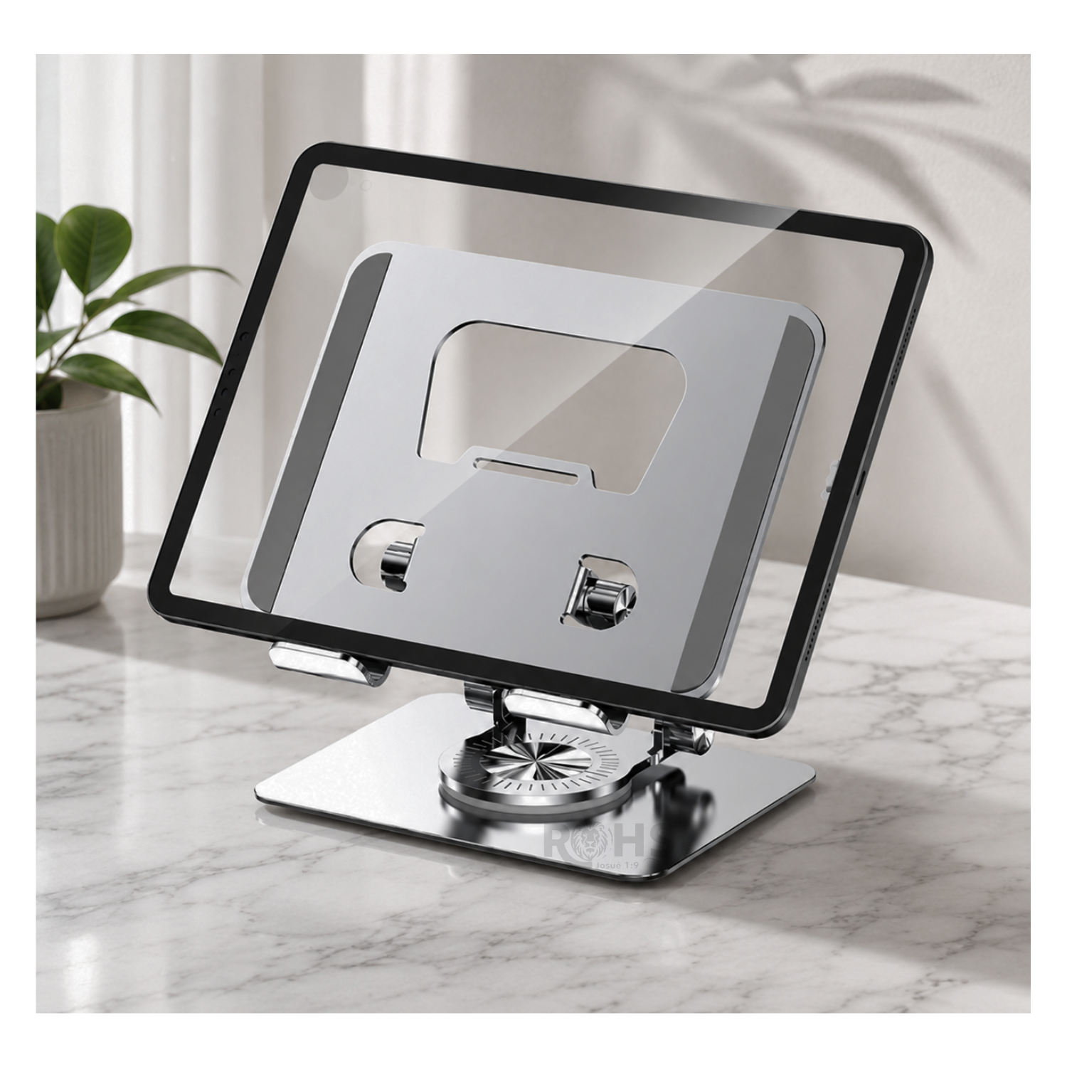 SOPORTE PREMIUM BAIHUO PARA TABLET Y CELULAR CON BASE GIRATORIA 360° - 4