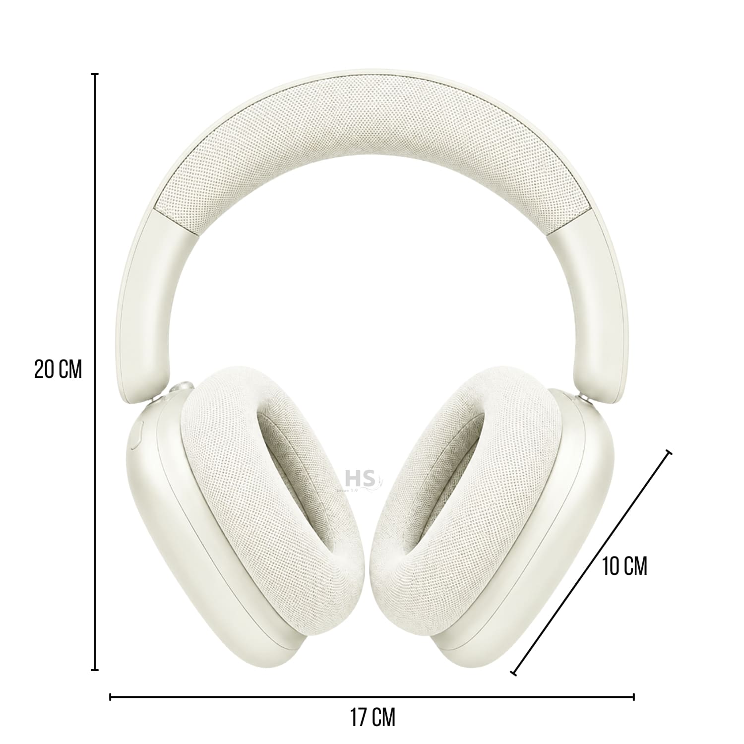 AUDÍFONOS BLUETOOTH KIMISO K601 COLOR BLANCO CON REDUCCIÓN DE RUIDO Y BLUETOOTH 5.4 - 4