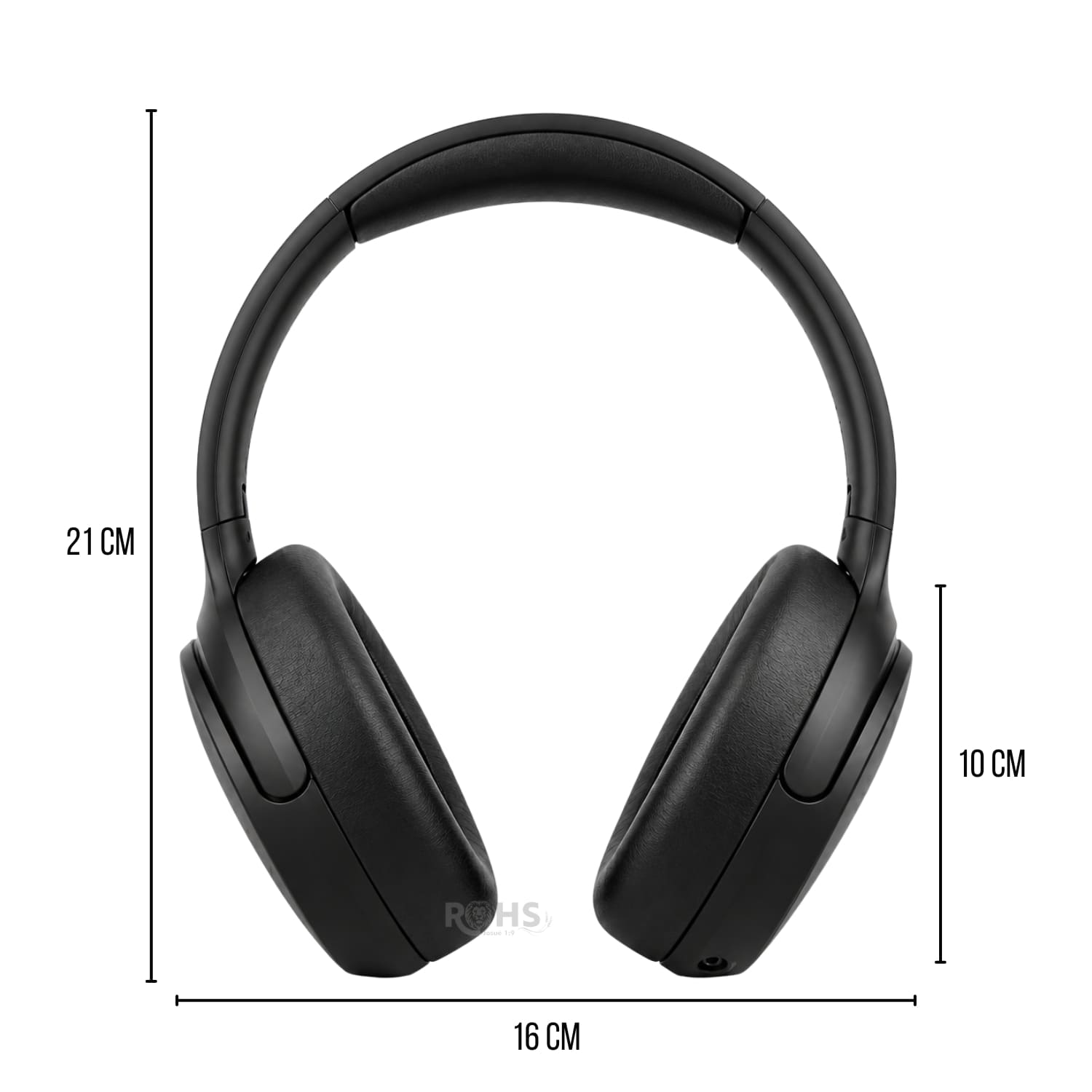 AUDÍFONOS BLUETOOTH KIMISO NEGRO PLEGABLES RECARGABLES CON BLUETOOTH Y DISEÑO ERGONÓMICO - 3