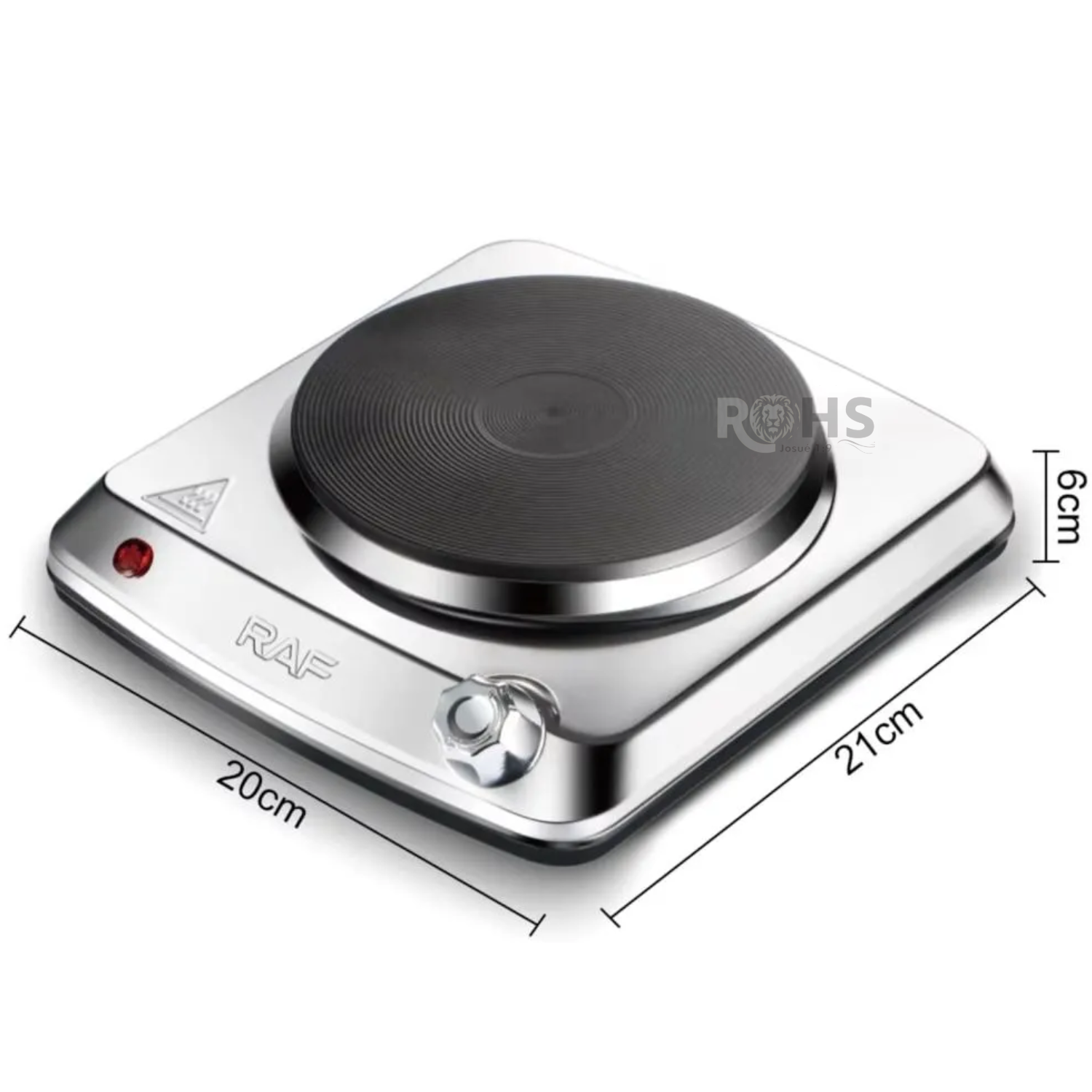 ESTUFA ELÉCTRICA 1000W RAF R.8204 - COCCIÓN RÁPIDA - 4