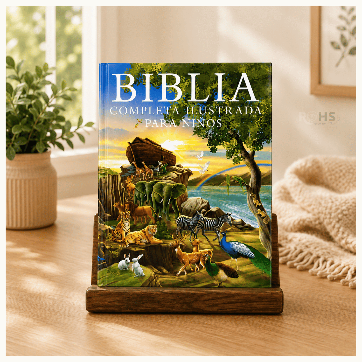 BIBLIA COMPLETA PARA NIÑOS CON ILUSTRACIONES A COLOR - TAPA DURA - 1