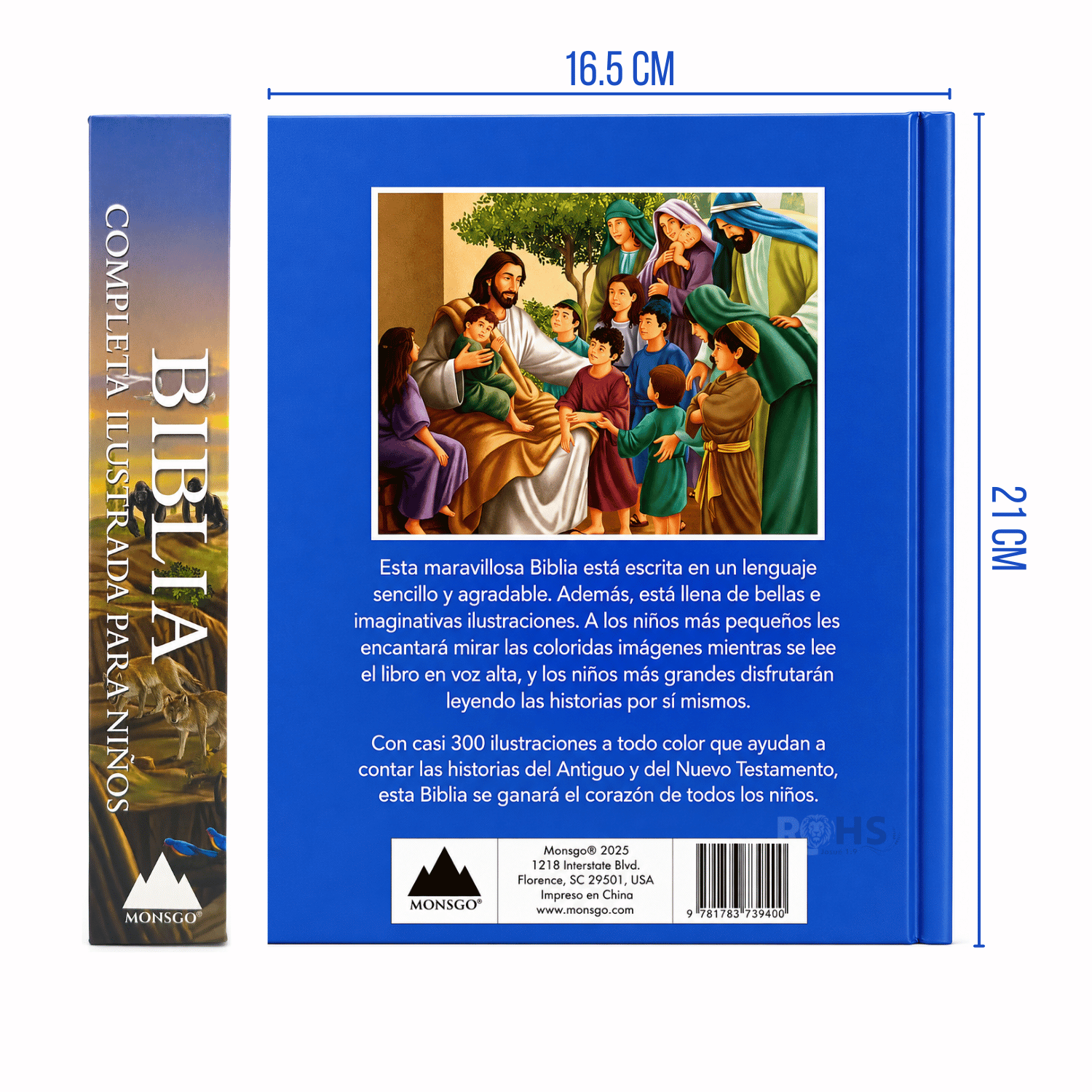 BIBLIA COMPLETA PARA NIÑOS CON ILUSTRACIONES A COLOR - TAPA DURA - 4