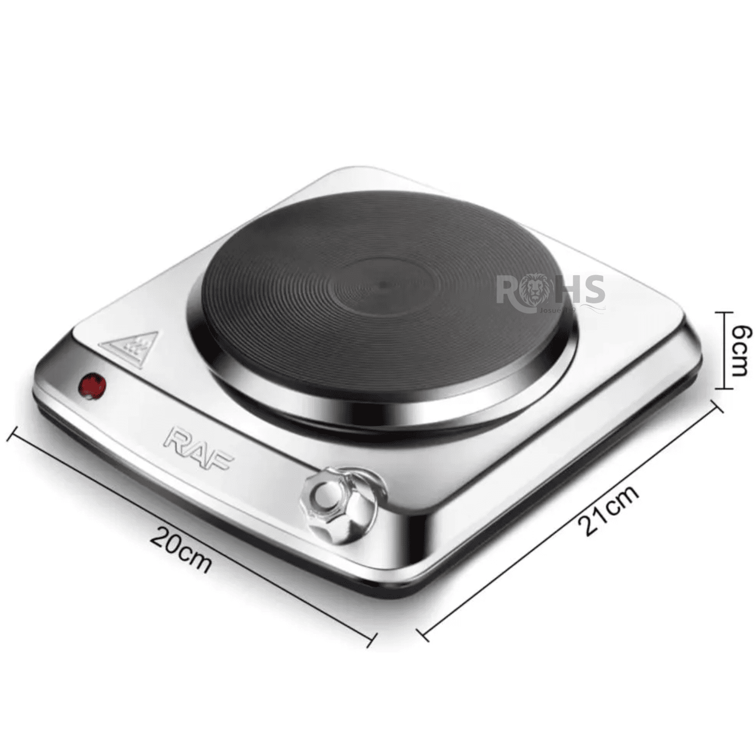 COCINA ELÉCTRICA PORTÁTIL RAF R.8204 CONTROL DE TEMPERATURA Y PROTECCIÓN CONTRA SOBRECALENTAMIENTO - 7