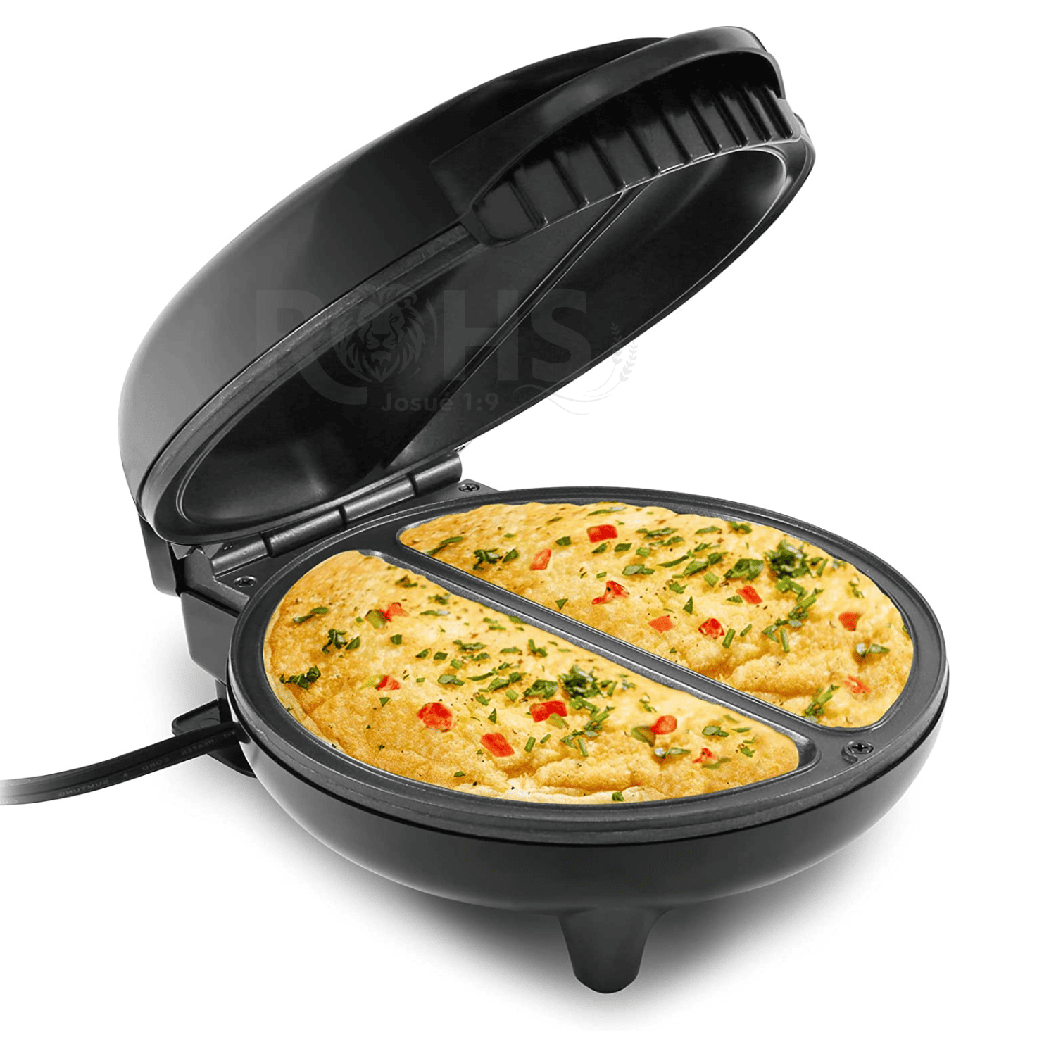 MÁQUINA PARA OMELETTE RAF R.512 ANTIADHERENTE 850W CON DOBLE CÁMARA DE COCCIÓN - 1