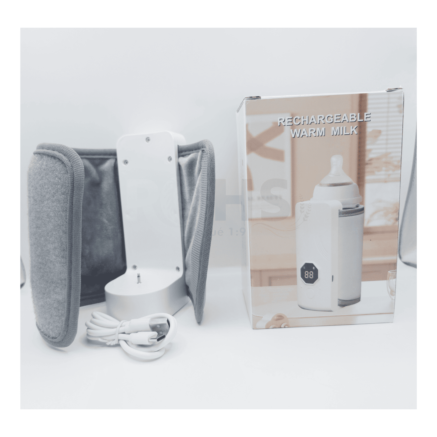 DÚO EXTRACTOR DE LECHE RECARGABLE Y CALENTADOR DE BIBERÓN PORTÁTIL USB - 4