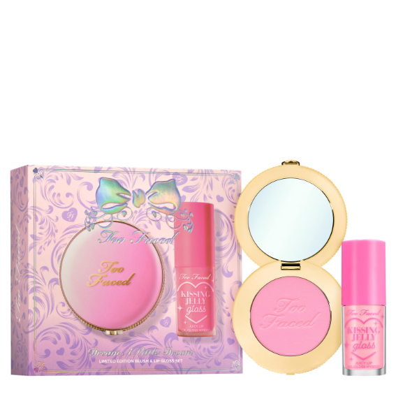TOO FACED: DREAM A LITTLE DREAM: BLUSH Y LIP GLOSS SET - 1