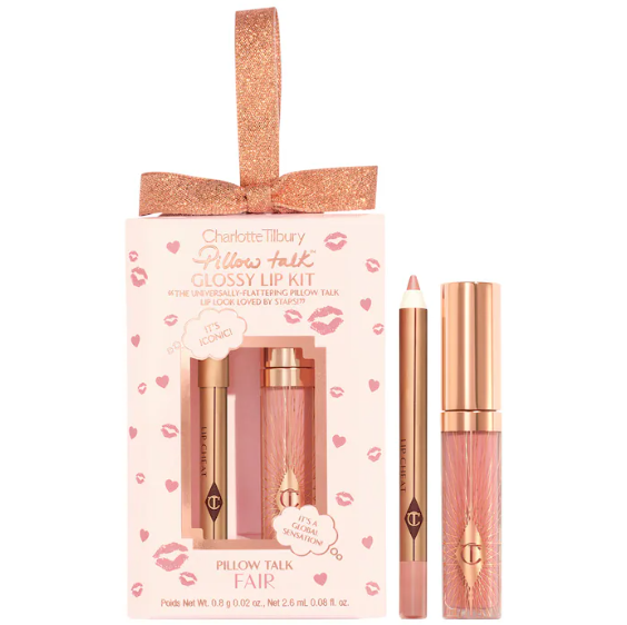 CHARLOTTE TILBURY: MINI PILLOW TALK GLOSSY LIP DUOS TONO FAIR - 1