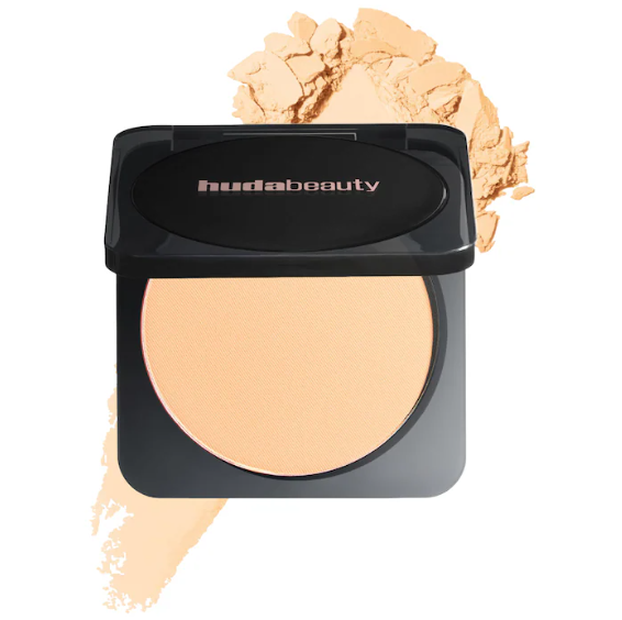 HUDA BEAUTY: EASY BAKE AIRBRUSH MATTE PRESSED SETTING POWDER BANANA BREAD - HUDA BEAUTY - 1
