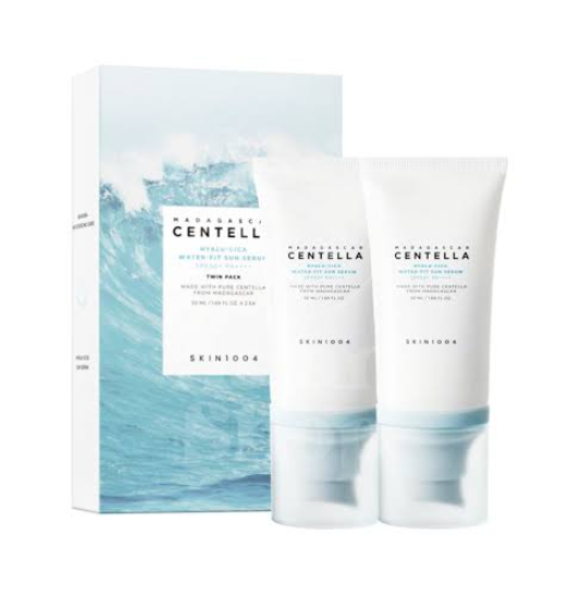 SKIN1004: MADAGASCAR CENTELLA HYALU CICA WATER FIT SUN DUO - 1