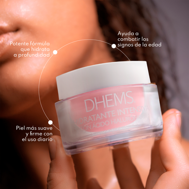 CREMA FACIAL DHEMS HIDRATANTE INTENSIVA ACIDO HIALURONICO 50 ML - 3
