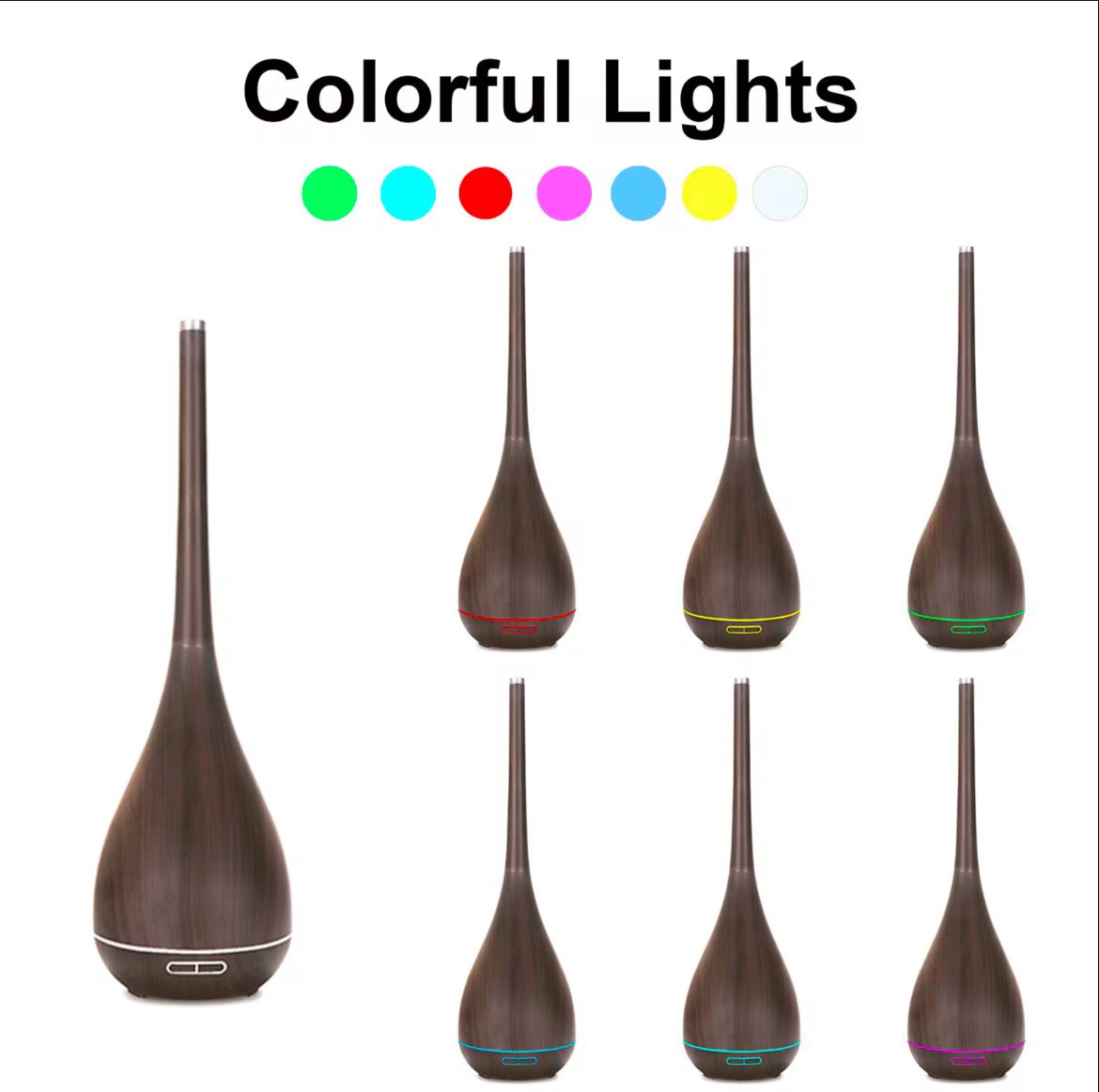 DIFUSOR DE AROMA TIPO JARRÓN COLOR MADERA - 6