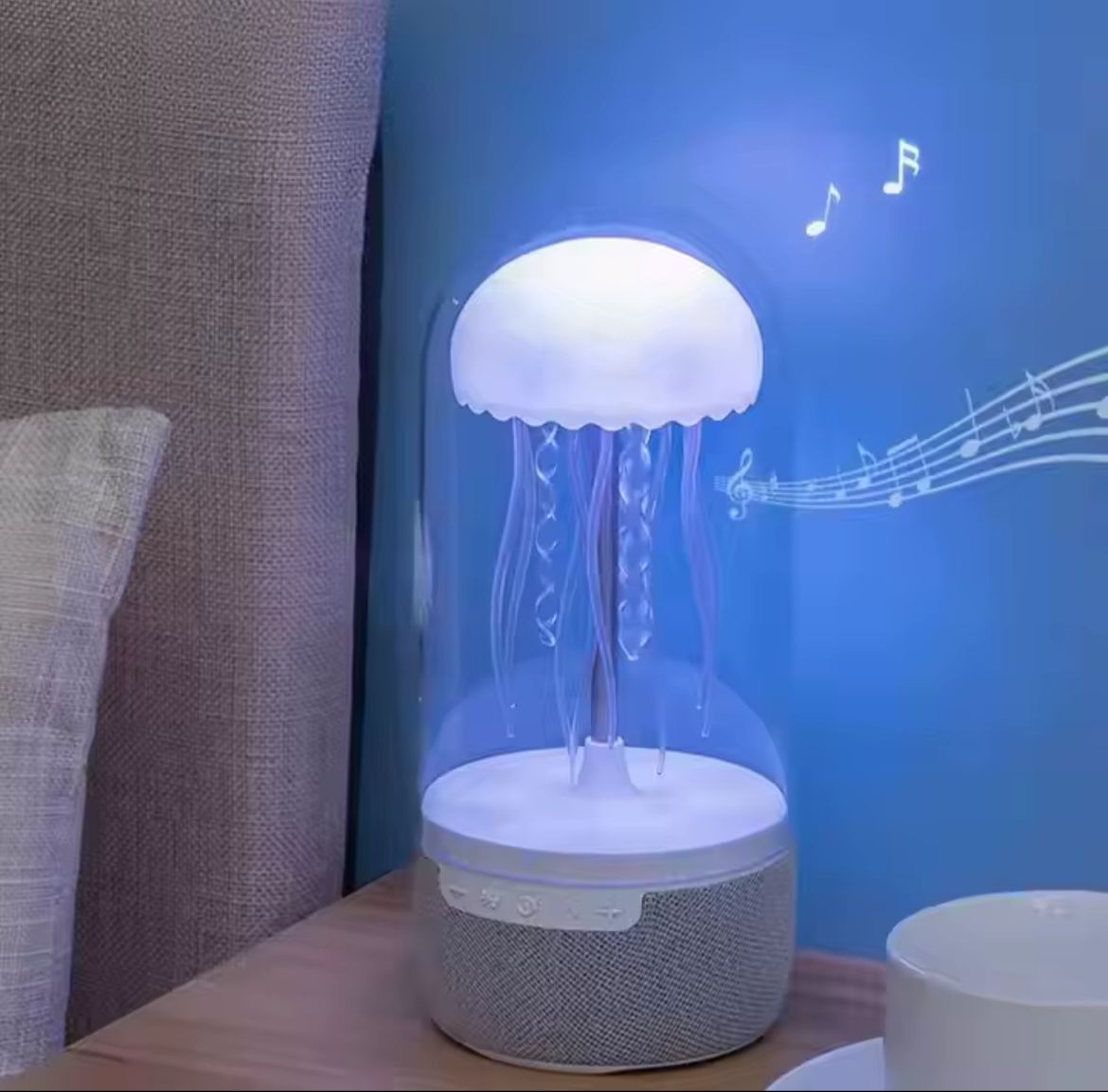 LAMPARA DE MEDUSA CON PARLANTE BLUETOOTH - 1