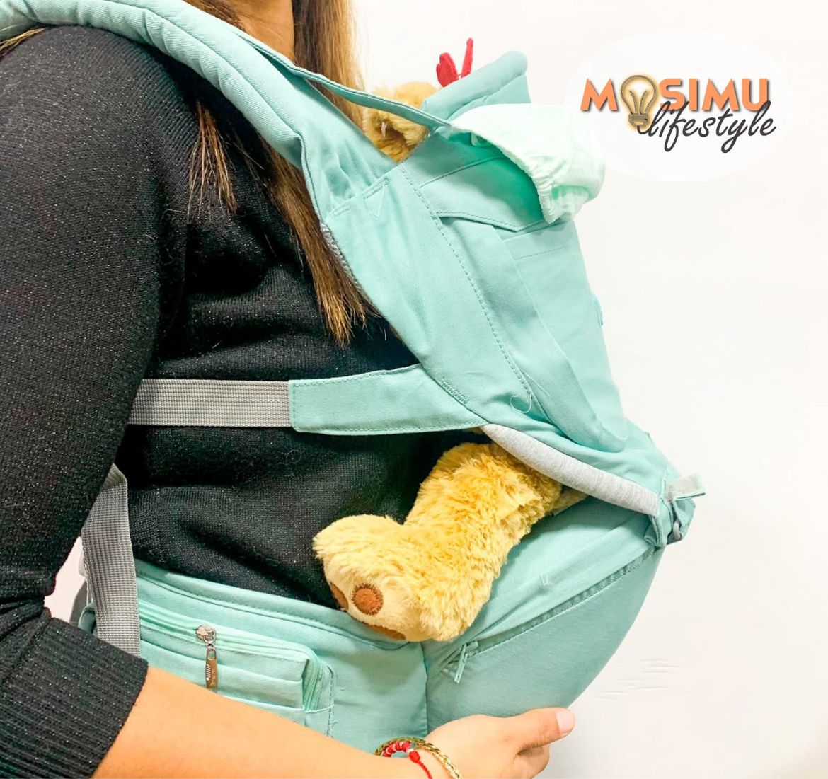 CANGURO PARA BEBE FRONTAL - CANGURO PARA BEBE ERGONOMICO  - PORTA BEBE - 3