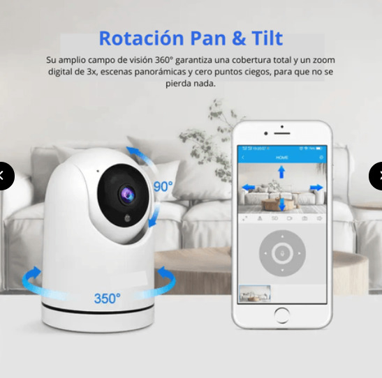MONITOR BEBE MASCOTAS VISION NOCTURNA VOZ BIDIRECCIONAL WIFI HD - 2