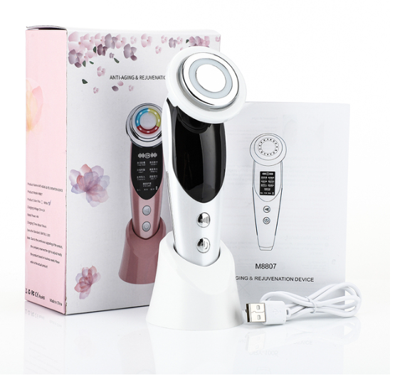 DISPOSITIVO FACIAL ESTIRAMIENTO ANTIARRUGAS 7 EN 1 RADIOFRECUENCIA - 1