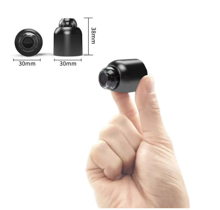 MINI CÁMARA IMPORTACIONES VALERAFF A9 WIFI HD 1280 X 720 ESPIA IMANTADA - 2