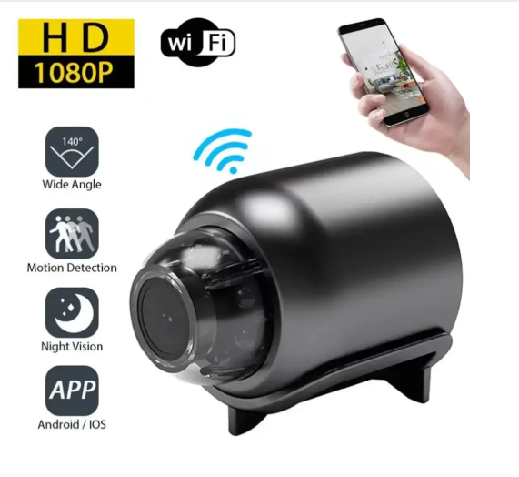 MINI CÁMARA IMPORTACIONES VALERAFF A9 WIFI HD 1280 X 720 ESPIA IMANTADA - 3