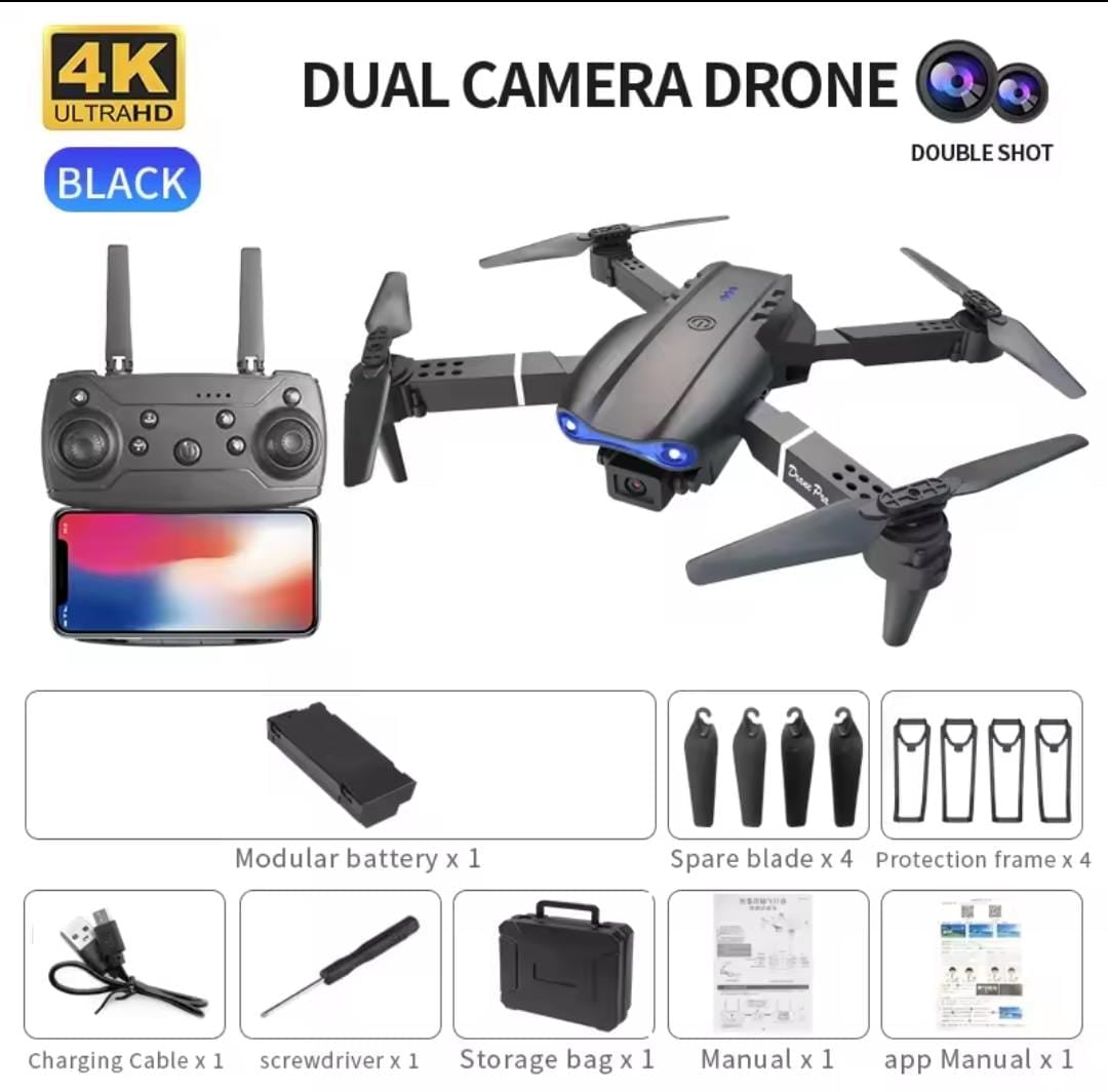 MINI DRON E99 PROFESIONAL PRO DOBLE CAMARA - 2