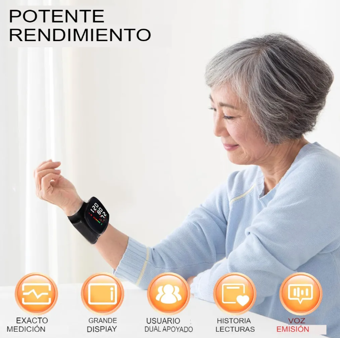 TENSIÓMETRO DIGITAL MEDIDOR DE PRESIÓN ARTERIAL RECARGABLE - 2