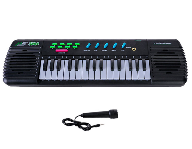 MINI PIANO ELECTRONICO PARA NIÑOS 31 TECLAS CON MICROFONO - 1