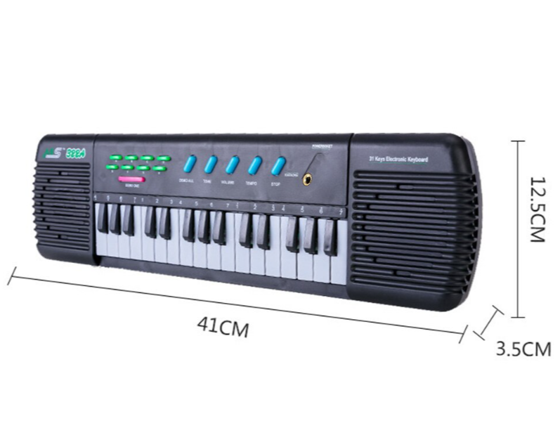 MINI PIANO ELECTRONICO PARA NIÑOS 31 TECLAS CON MICROFONO - 2