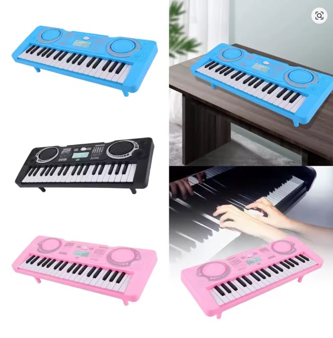 MINI PIANO ELECTRONICO PARA NIÑAS Y NIÑOS 37 TECLAS - 1