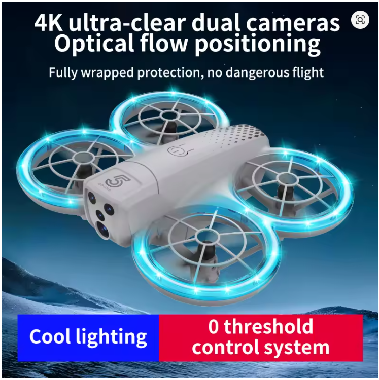 MINI DRON CON CÁMARA HD WIFI FPV PLEGABLE CONTROL REMOTO - 2