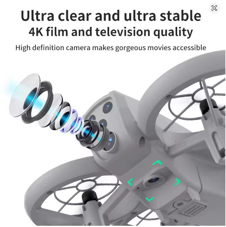 MINI DRON CON CÁMARA HD WIFI FPV PLEGABLE CONTROL REMOTO - 3