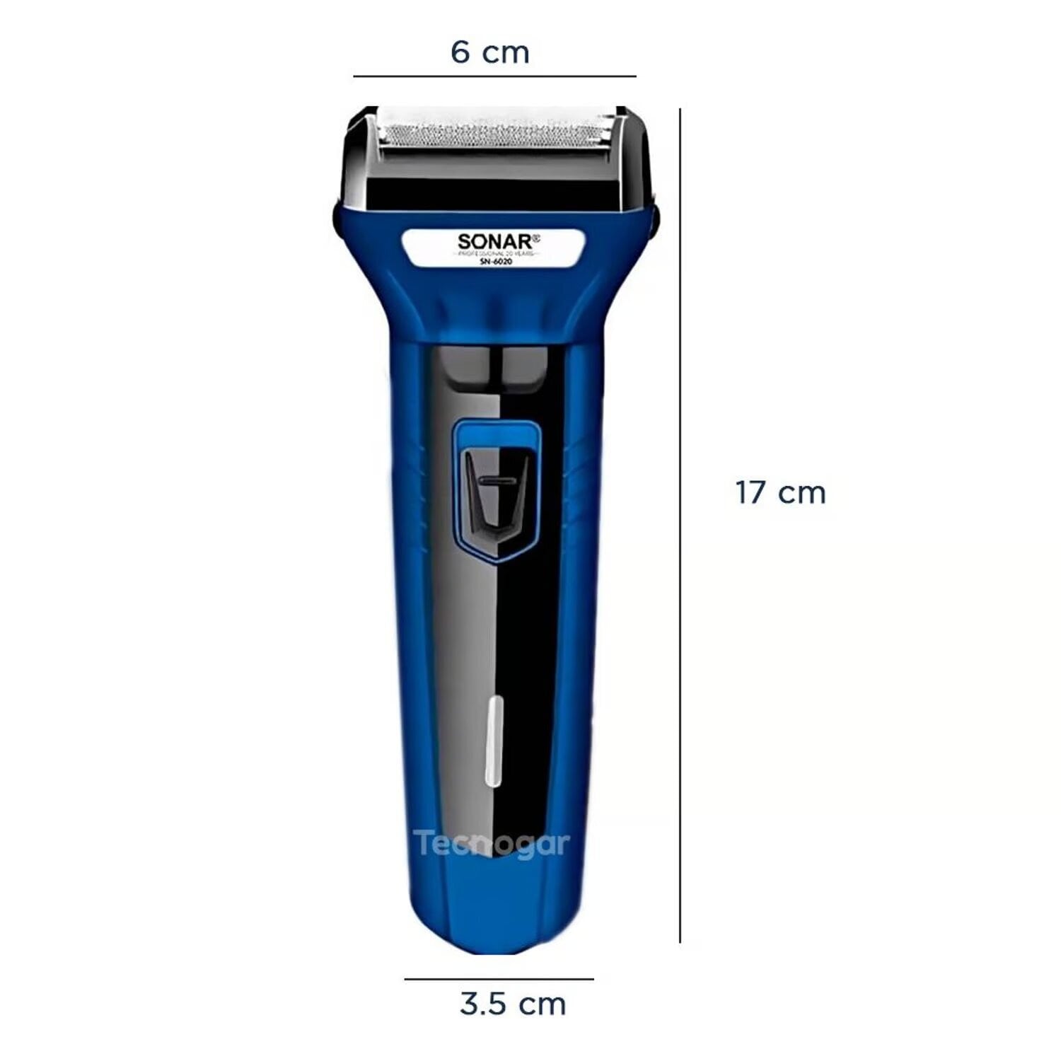 CORTADOR DE CABELLO Y AFEITADOR SONAR HAIR CLIPPER 3EN1 NEGRO - 3