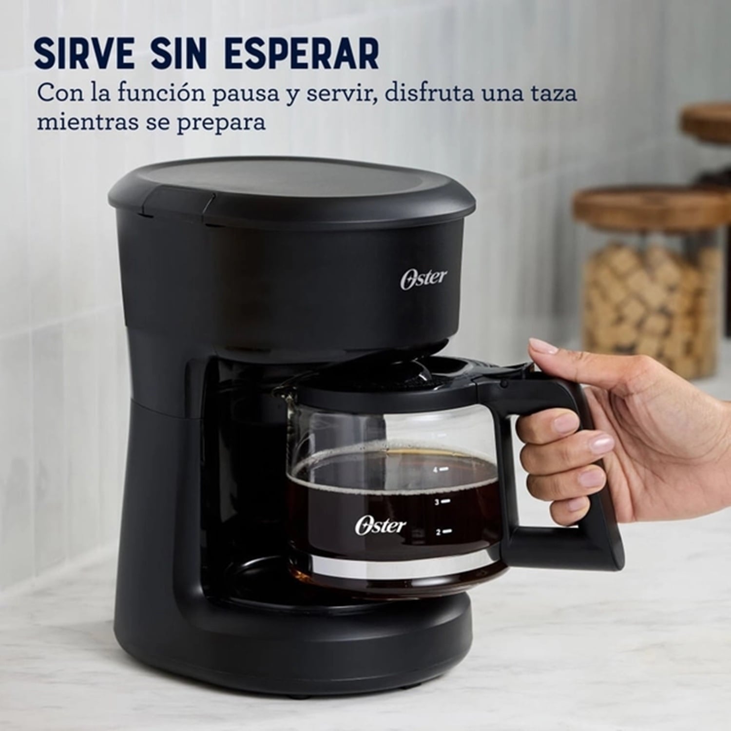 CAFETERA OSTER 5 TAZAS BVSTDCS51B CON FILTRO REUTILIZABLE - 4