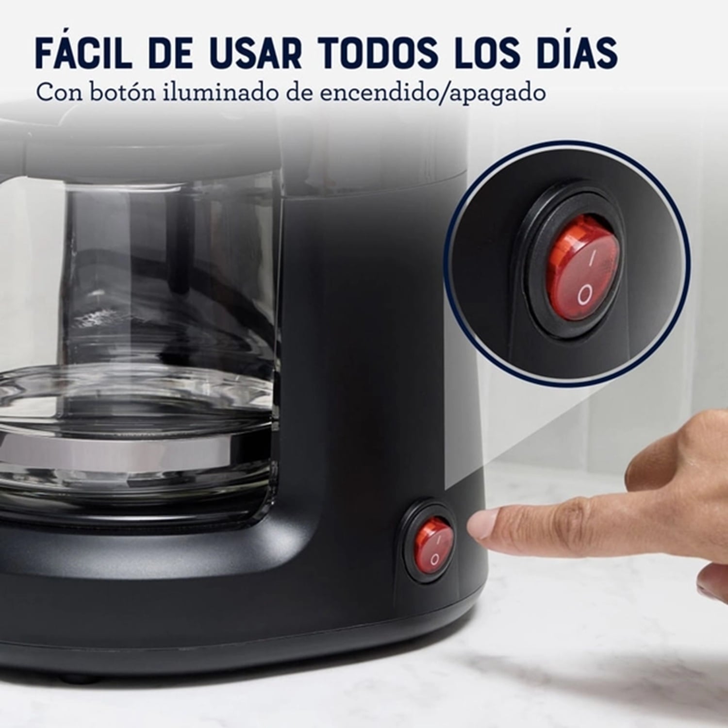 CAFETERA OSTER 5 TAZAS BVSTDCS51B CON FILTRO REUTILIZABLE - 5