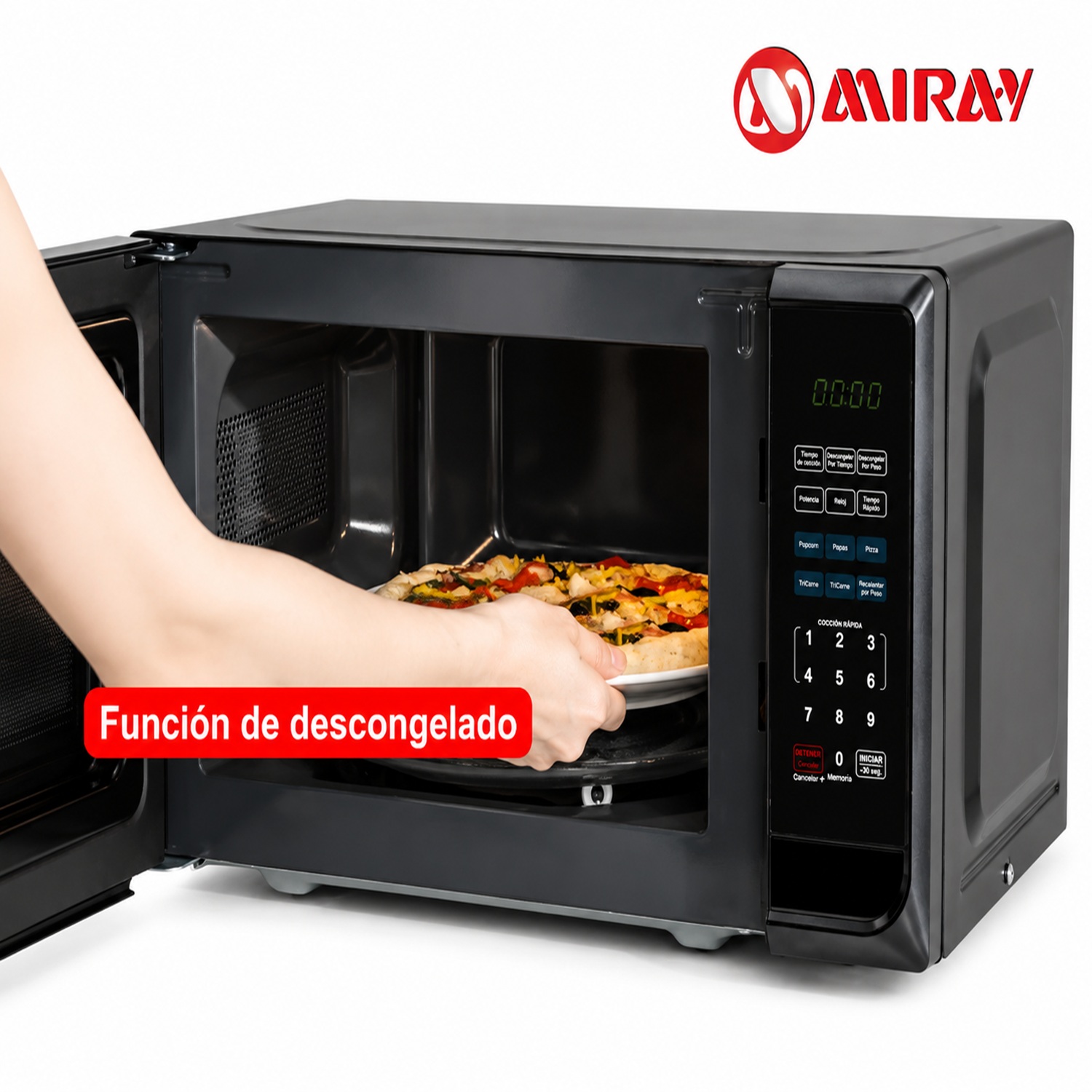 HORNO MICROONDAS MIRAY HMM-205N 20 L - 3