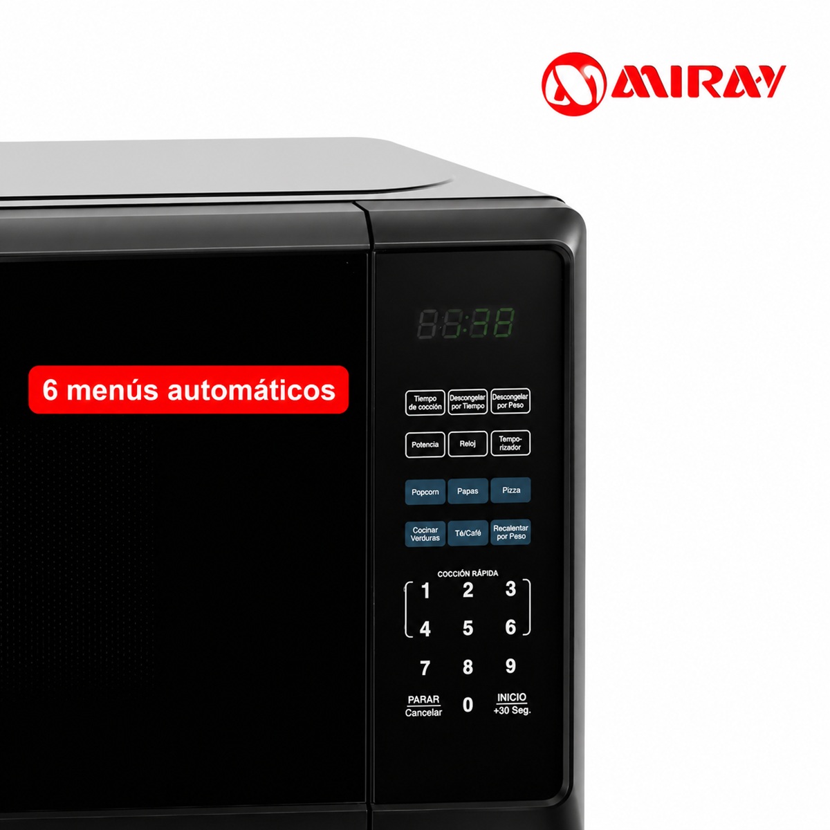 HORNO MICROONDAS MIRAY HMM-205N 20 L - 4