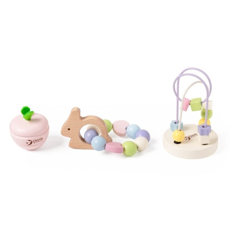 SET DE JUEGO PARA BEBÉ MARA, MARA BABY PLAY SET, DE MADERA, CLASSIC WORLD - 2