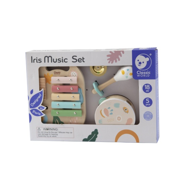 CONJUNTO DE MÚSICA IRIS, IRIS MUSIC SET, DE MADERA, CLASSIC WORLD - 6