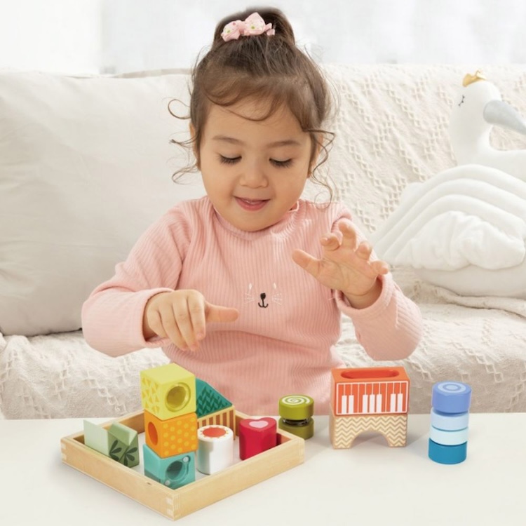 BLOQUES DE EXPLORACION, EXPLORATION BLOCKS, DE MADERA, CLASSIC WORLD - 3