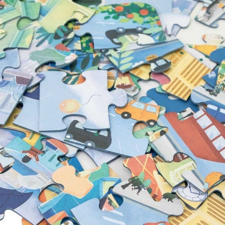 ROMPECABEZAS COCO EN EL REINO UNIDO, COCO IN THE UK PUZZLE, DE CARTÓN GRUESO, CLASSIC WORLD - 1