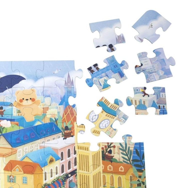 ROMPECABEZAS COCO EN EL REINO UNIDO, COCO IN THE UK PUZZLE, DE CARTÓN GRUESO, CLASSIC WORLD - 4
