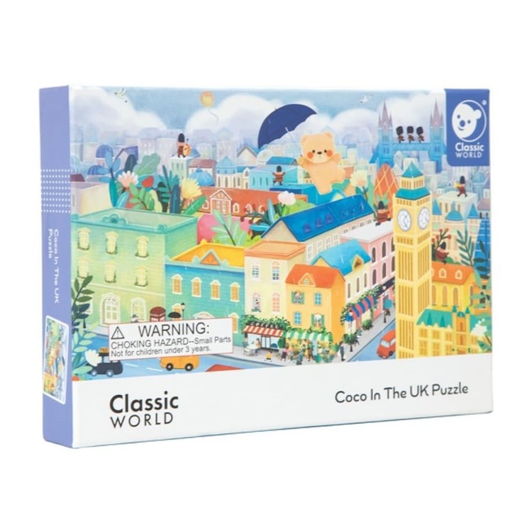 ROMPECABEZAS COCO EN EL REINO UNIDO, COCO IN THE UK PUZZLE, DE CARTÓN GRUESO, CLASSIC WORLD - 5