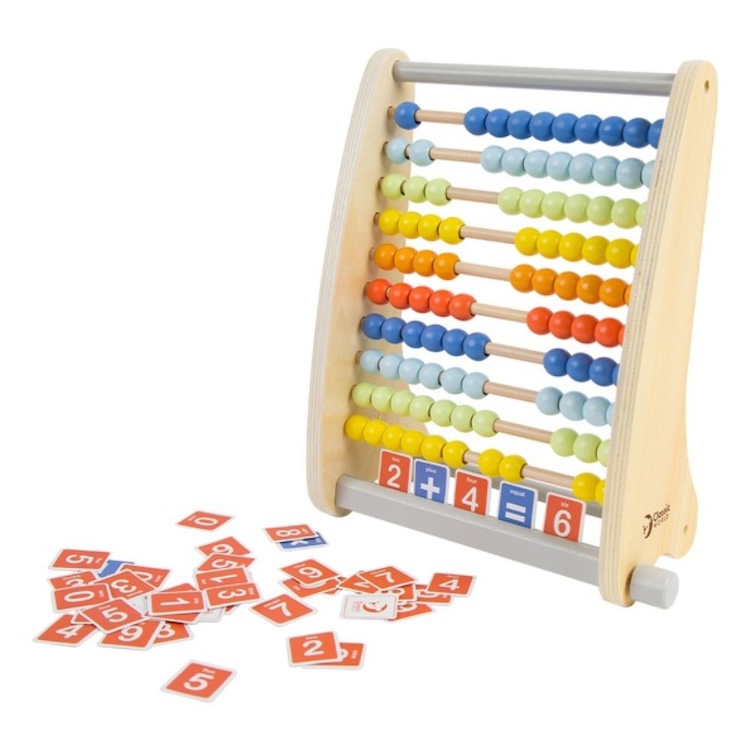 ABACO, PARA APRENDER MATEMÁTICAS, DE MADERA, CLASSIC WORLD - 4