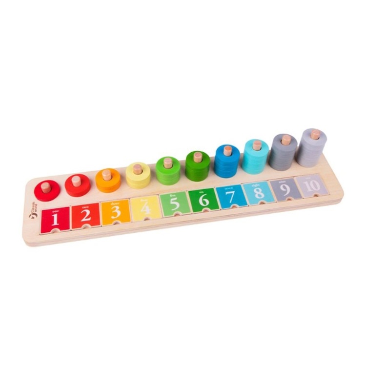 APILADOR CONTADOR, COUNTING STACKER, DE MADERA, CLASSIC WORLD - 1