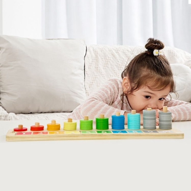 APILADOR CONTADOR, COUNTING STACKER, DE MADERA, CLASSIC WORLD - 4