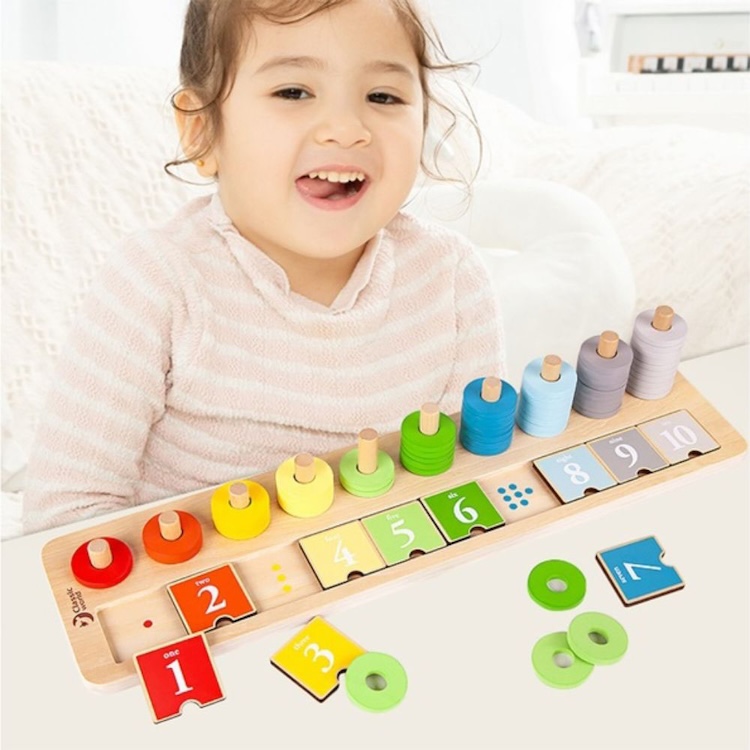 APILADOR CONTADOR, COUNTING STACKER, DE MADERA, CLASSIC WORLD - 5
