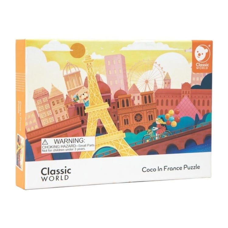 ROMPECABEZAS COCO EN FRANCIA, COCO IN FRANCE PUZZLE, DE CARTÓN GRUESO, CLASSIC WORLD - 2