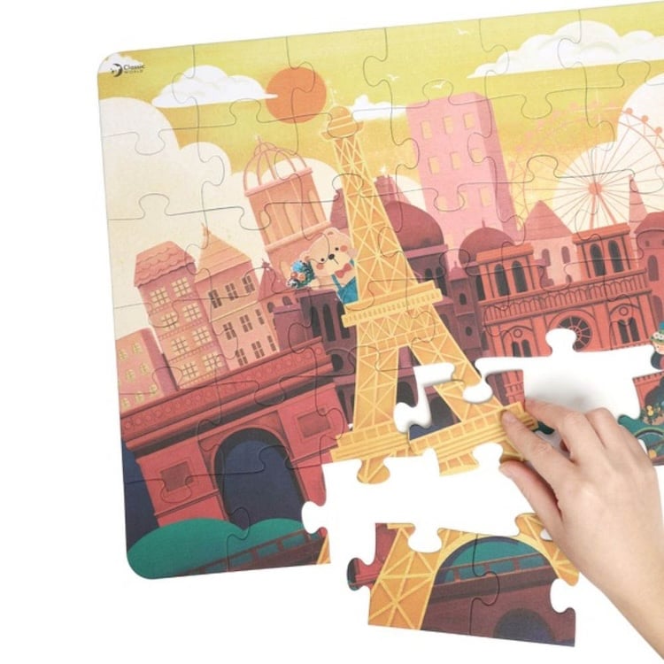ROMPECABEZAS COCO EN FRANCIA, COCO IN FRANCE PUZZLE, DE CARTÓN GRUESO, CLASSIC WORLD - 4