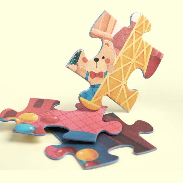 ROMPECABEZAS COCO EN FRANCIA, COCO IN FRANCE PUZZLE, DE CARTÓN GRUESO, CLASSIC WORLD - 6