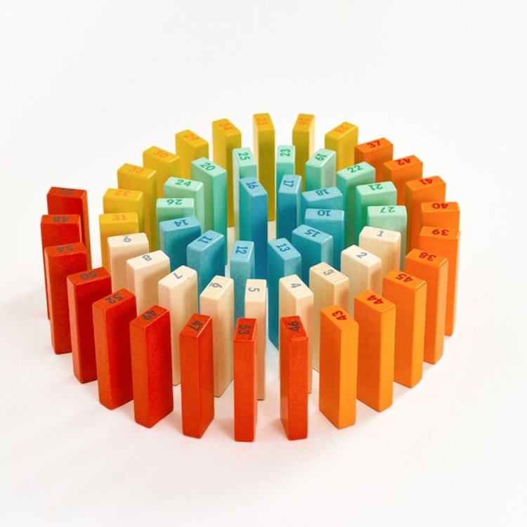 JUEGO DE TORRE COLORIDO DE LUJO, DELUXE COLOURFUL TOWER GAME, DE MADERA, CLASSIC WORLD - 4